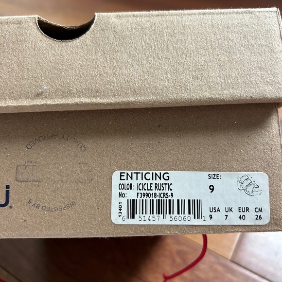 BedStü Gray Wedges Women’s leather - Picture 2 of 6